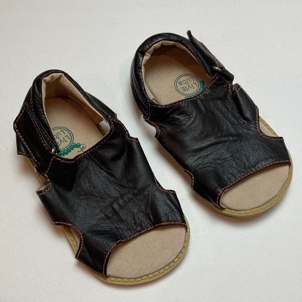 Livie and Luca Leather Sandals (size 9)